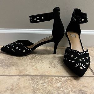 JC Black Pumps with Ankle Strap sz 8.5​​